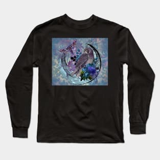 Purple Owl Long Sleeve T-Shirt